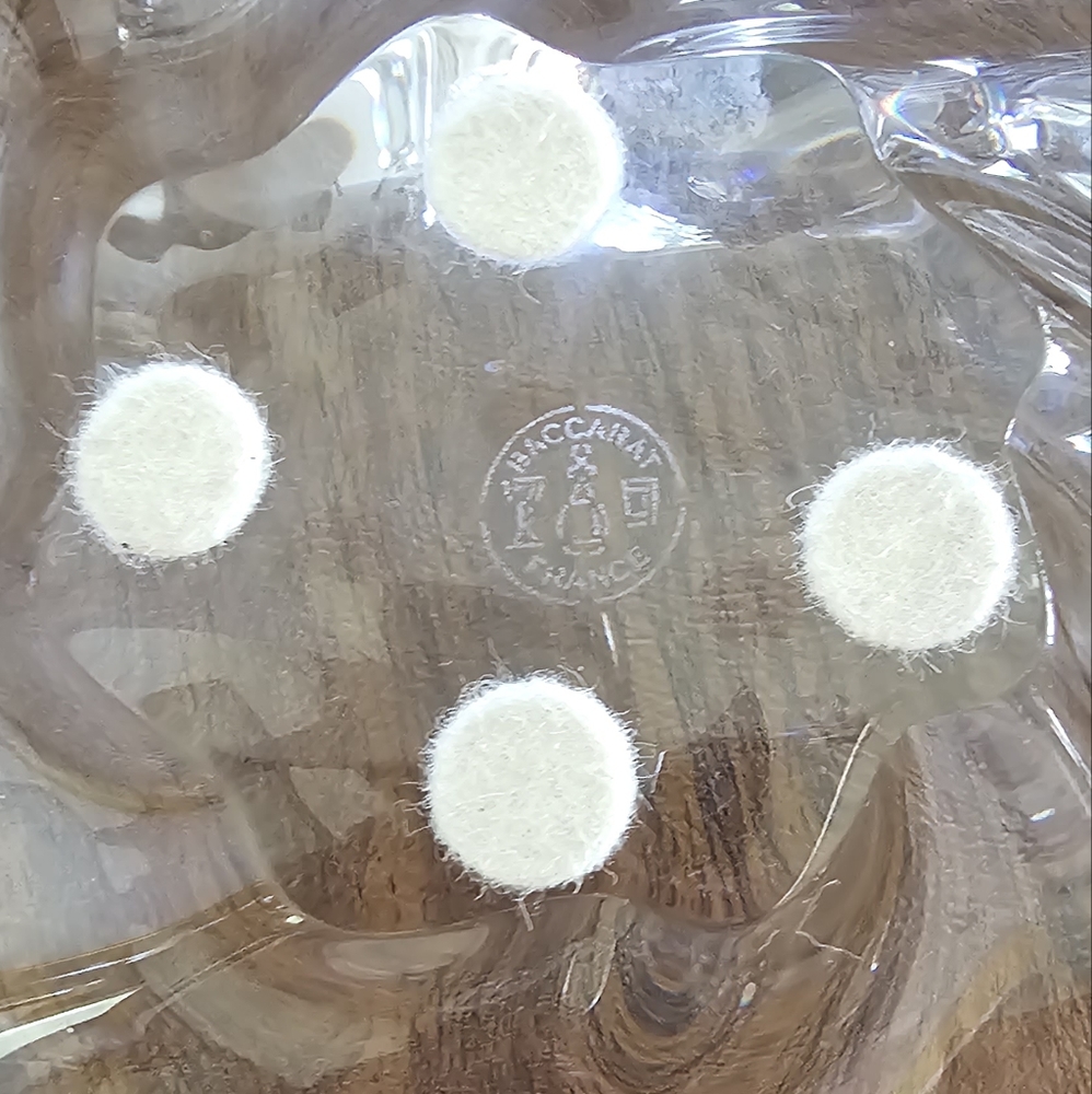 Vintage Baccarat Cadix Crystal Candy Dish France Mint Condition - Picture 6 of 6